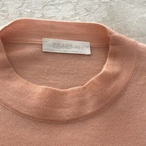 Prada cashmere sweater, made in Italy, long sleeve, never worn.lightweight.